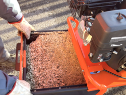 petrol chipper shredder dk 300 bs