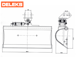 tilt bucket for s100 miniexcavator 800