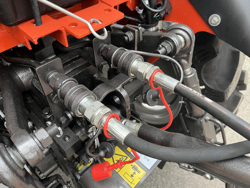 hydraulic crane for small tractors el 300