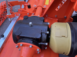 heavy rotavator tiller for tractors working width 180cm for soil preparation mod dftr 180