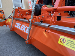 heavy rotavator tiller for tractors working width 220cm for soil preparation mod dftr 220