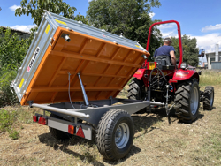 3 way hydraulic tipping trailer for tractor rm 14t3s