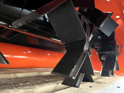 forestry mulcher of 110cm for mini excavators hydraulic shredder mod ark 110