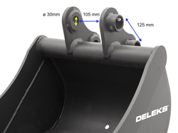 bucket for miniexcavator m180 bhb 400