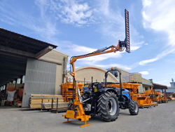 hydraulic hedge bush cutter for tractor falcow
