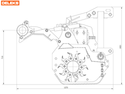 adjustable sideshift mower for tractors shredder mulcher gorilla 180