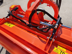 adjustable sideshift mower for tractors shredder mulcher gorilla 180