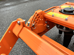 adjustable power harrow for tractors kr 210