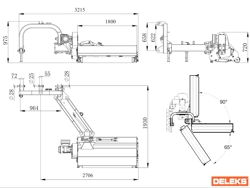 sideshift flail mower giraffa170 deleks