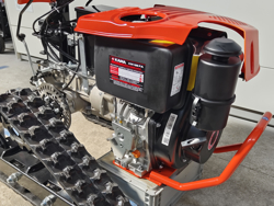 reversible crawler walking tractor kama 420cc