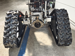 reversible crawler walking tractor loncin 420cc