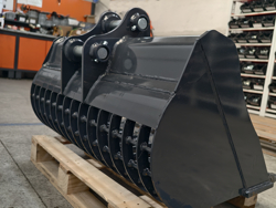 stone bucket for s380 miniexcavator 1000st