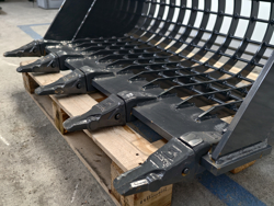 stone bucket for s380 miniexcavator 1000st
