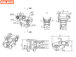 quick hitch for miniexcavator