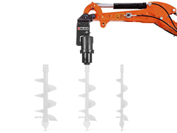 auger mini excavator 1 ton m100