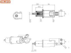 auger mini excavator 1 ton s100