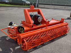 adjustable power harrow for tractors kr 210h