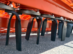 adjustable power harrow for tractors kr 210h