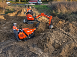 minidumper kubota engine m8000