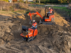 minidumper kubota engine m8000