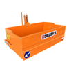 mechanical tipping transportbox bucket for tractors with 3 point linkage