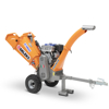 professional wood chippers with internal combustion engine branch shredders and tracked wood chipper